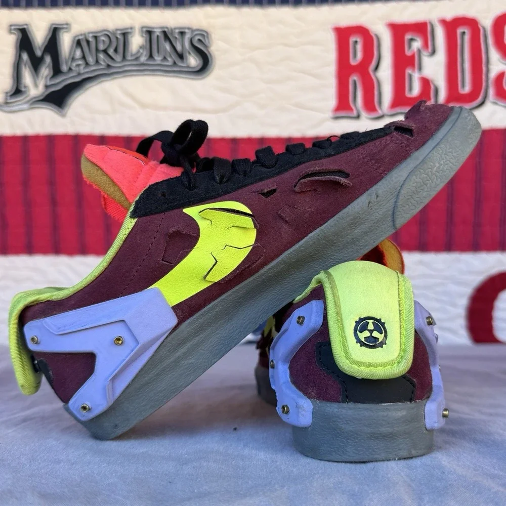 Size 6.5 - Nike Acronym X Blazer Low‎ Night Maroon Mens Sneakers Skateboarding